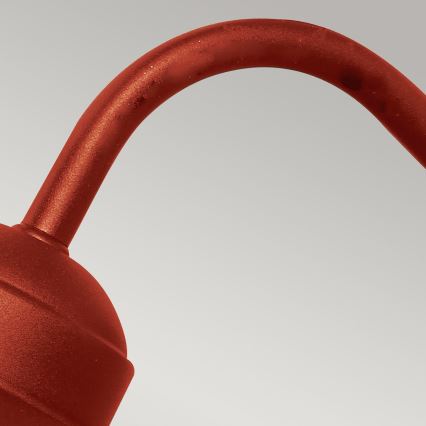 Elstead - Venkovní nástěnné svítidlo KLAMPENBORG 1xE27/60W/230V IP44 červená